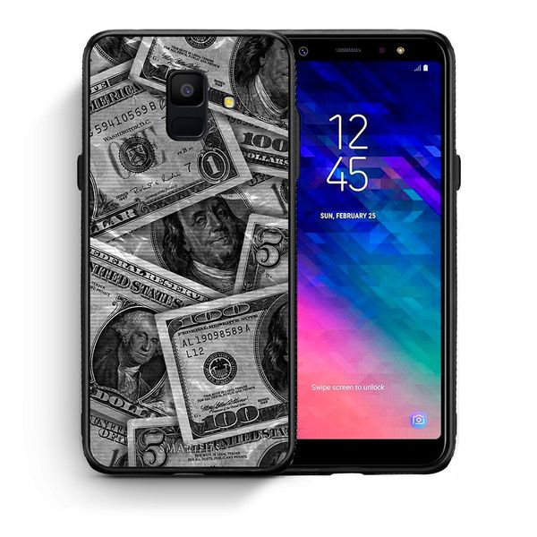 Smartfits Smartfits Money Dollars - Samsung A6 2018 θήκη
