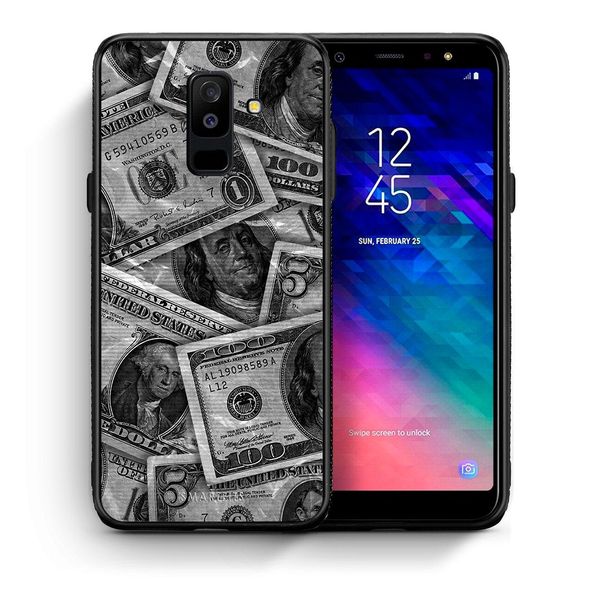 Smartfits Smartfits Money Dollars - Samsung A6+ 2018 θήκη