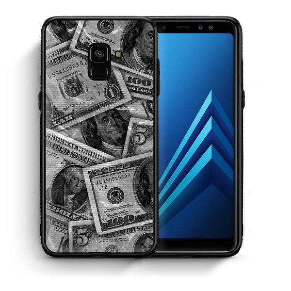 Smartfits Money Dollars - Samsung A8 θήκη