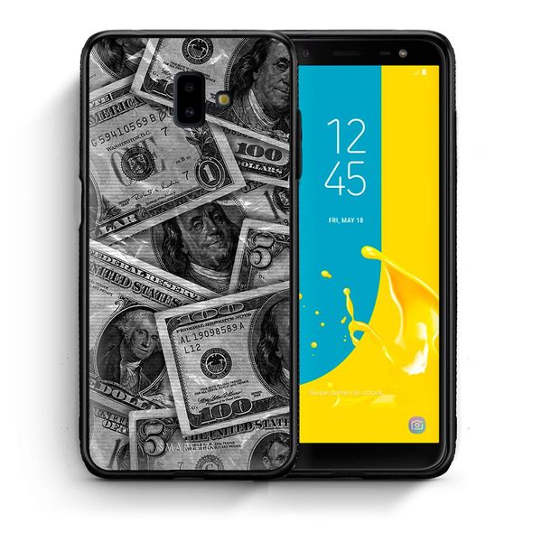 Smartfits Smartfits Money Dollars - Samsung J6+ θήκη
