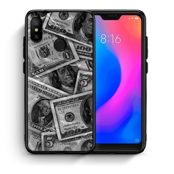 Smartfits Smartfits Money Dollars - Xiaomi Mi A2 Lite θήκη