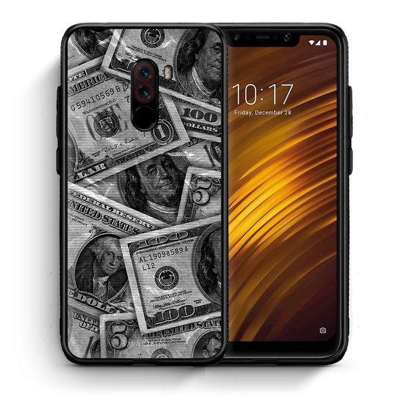 Smartfits Smartfits Money Dollars - Xiaomi Pocophone F1 θήκη