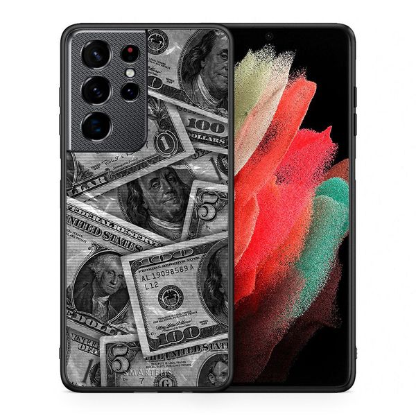 Smartfits Smartfits Money Dollars - Samsung S21 Ultra θήκη