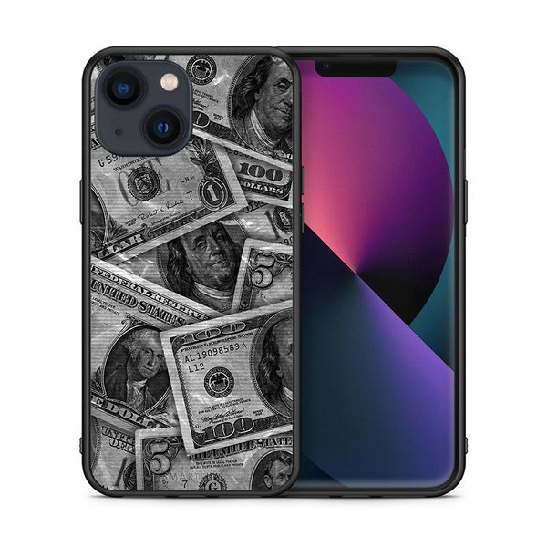 Smartfits Smartfits Money Dollars - iPhone 13 Mini θήκη