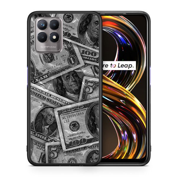 Smartfits Smartfits Money Dollars - Realme 8i θήκη