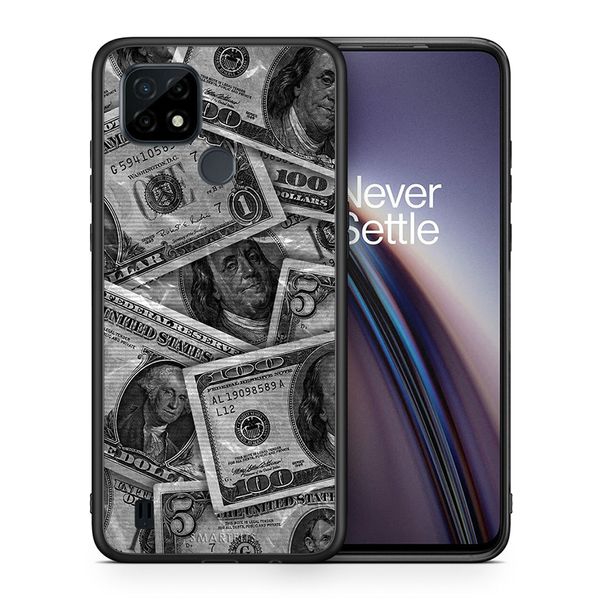Smartfits Smartfits Money Dollars - Realme C21 θήκη
