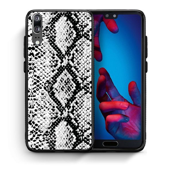 Smartfits Smartfits Animal White Snake - Huawei P20 θήκη