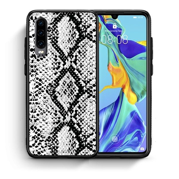 Smartfits Smartfits Animal White Snake - Huawei P30 θήκη
