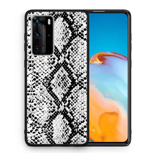 Smartfits Smartfits Animal White Snake - Huawei P40 Pro θήκη