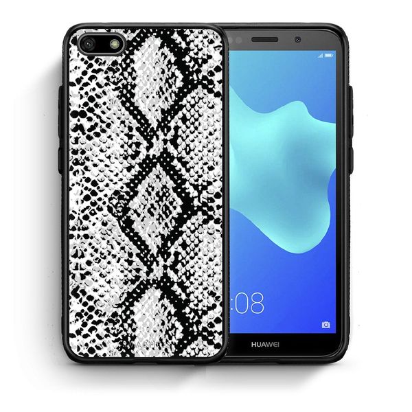 Smartfits Smartfits Animal White Snake - Huawei Y5 2018/Honor 7S θήκη