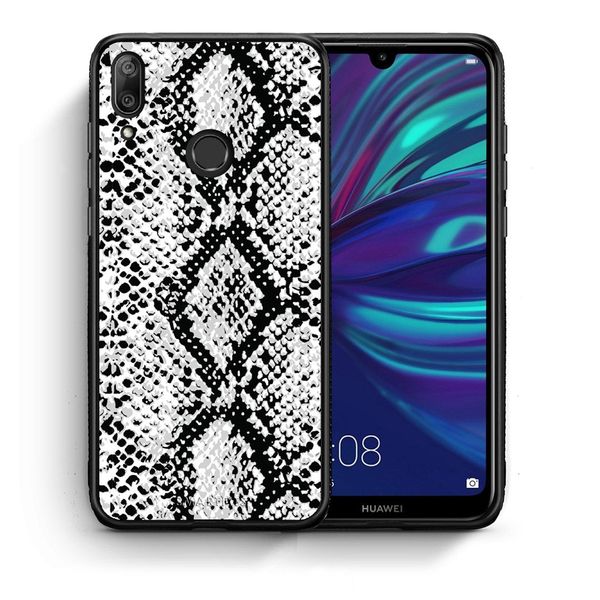 Smartfits Smartfits Animal White Snake - Huawei Y7 2019/Y7 Prime 2019 θήκη