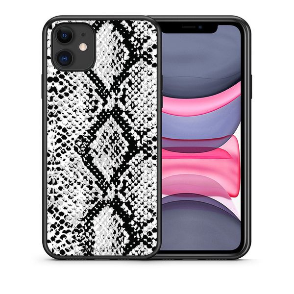 Smartfits Smartfits Animal White Snake - iPhone 11 θήκη