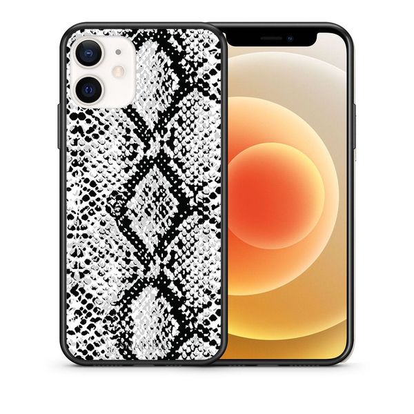 Smartfits Smartfits Animal White Snake - iPhone 12 Mini θήκη