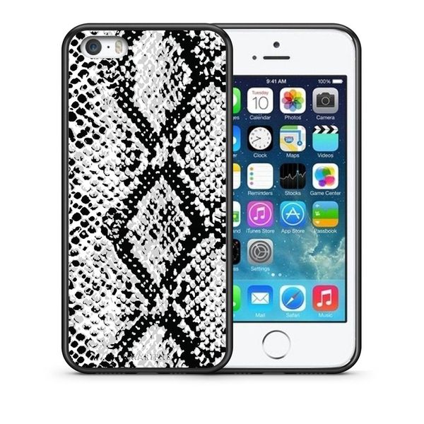 Smartfits Smartfits Animal White Snake - iPhone 5/5s/SE θήκη