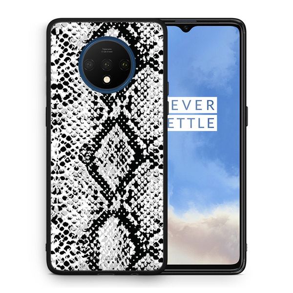 Smartfits Smartfits Animal White Snake - OnePlus 7T θήκη
