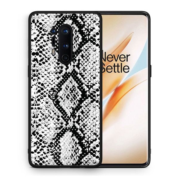 Smartfits Smartfits Animal White Snake - OnePlus 8 Pro θήκη