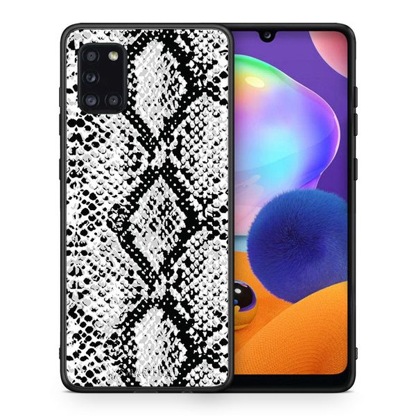 Smartfits Animal White Snake - Samsung A31 θήκη