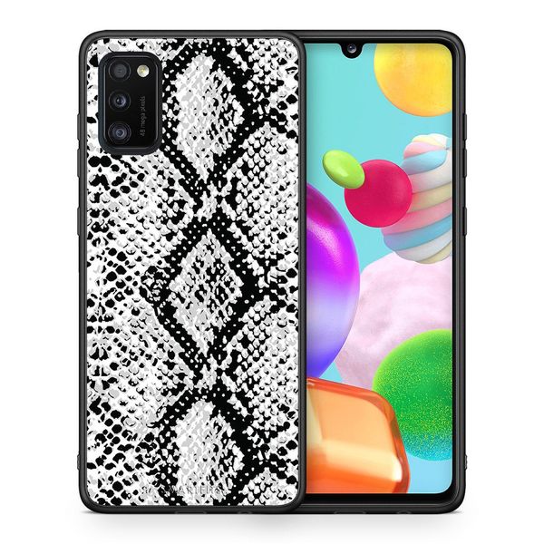 Smartfits Smartfits Animal White Snake - Samsung A41 θήκη