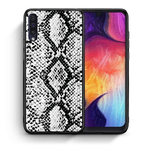 Smartfits Smartfits Animal White Snake - Samsung A50/A30s θήκη