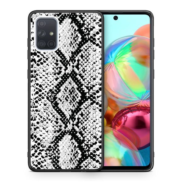 Smartfits Smartfits Animal White Snake - Samsung A71 θήκη