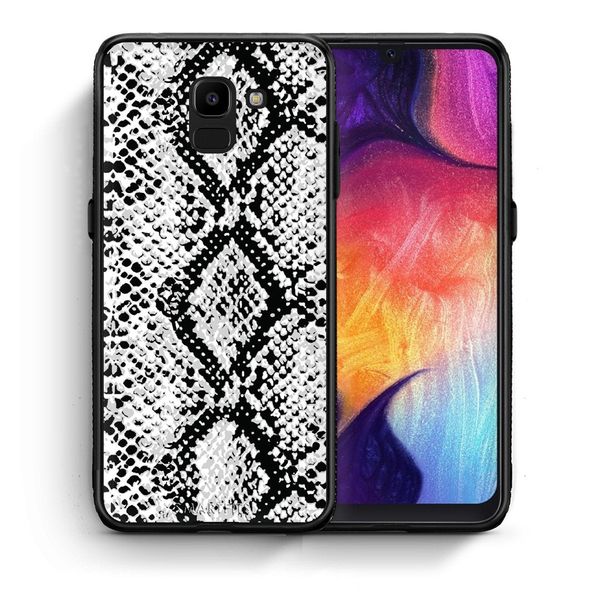 Smartfits Smartfits Animal White Snake - Samsung J6 θήκη