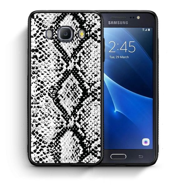 Smartfits Smartfits Animal White Snake - Samsung J7 2016 θήκη