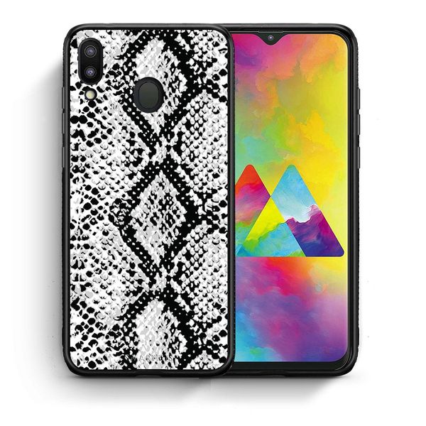 Smartfits Animal White Snake - Samsung M20 θήκη