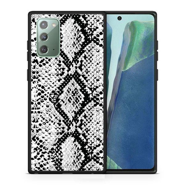 Smartfits Smartfits Animal White Snake - Samsung Note 20 θήκη