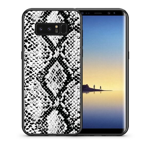 Smartfits Smartfits Animal White Snake - Samsung Note 8 θήκη