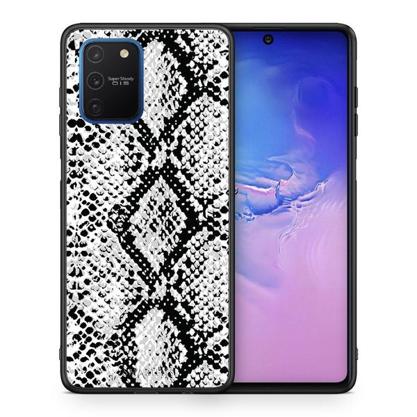 Smartfits Smartfits Animal White Snake - Samsung S10 Lite θήκη