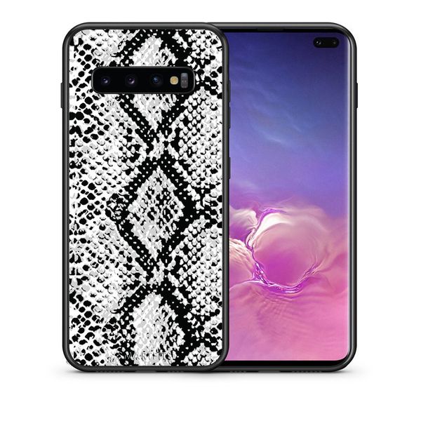 Smartfits Smartfits Animal White Snake - Samsung S10+ θήκη