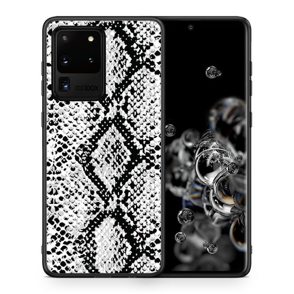 Smartfits Smartfits Animal White Snake - Samsung S20 Ultra θήκη