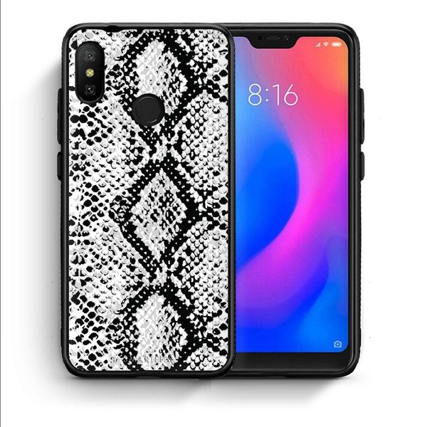 Smartfits Smartfits Animal White Snake - Xiaomi Mi A2 Lite θήκη