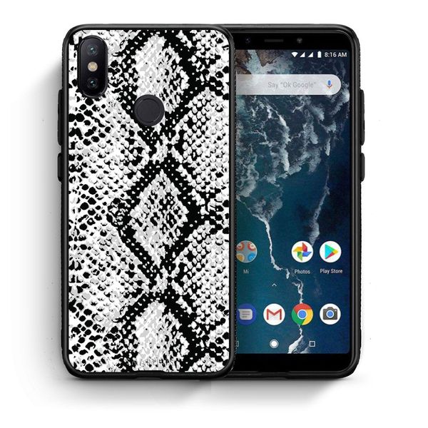 Smartfits Smartfits Animal White Snake - Xiaomi Mi A2 θήκη