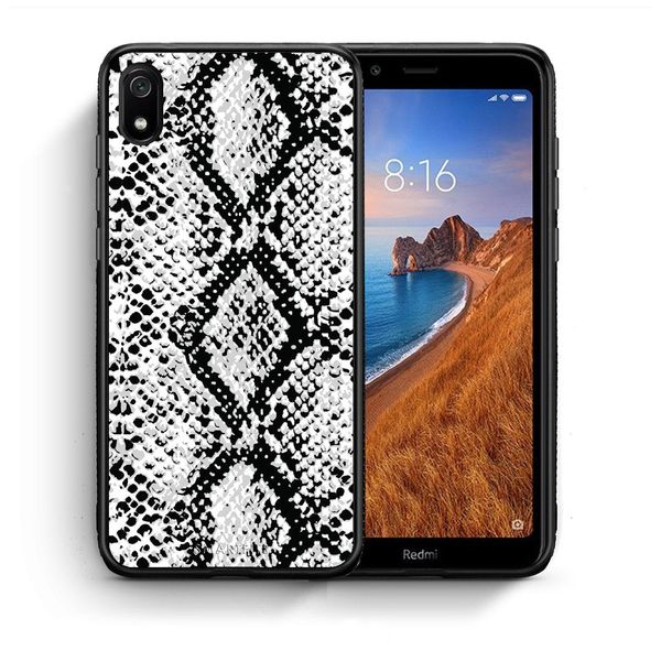 Smartfits Smartfits Animal White Snake - Xiaomi Redmi 7A θήκη Θήκη Κινητού