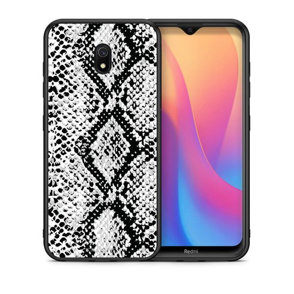 Smartfits Smartfits Animal White Snake - Xiaomi Redmi 8A θήκη Θήκη Κινητού