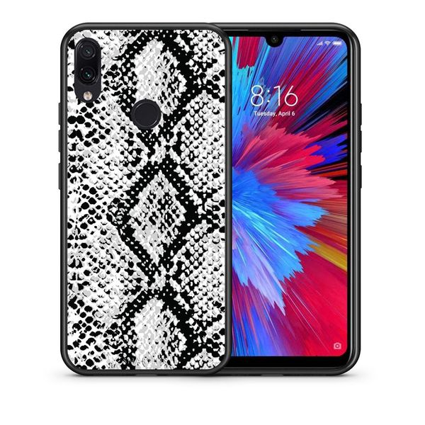 Smartfits Smartfits Animal White Snake - Xiaomi Redmi Note 7 θήκη Θήκη Κινητού