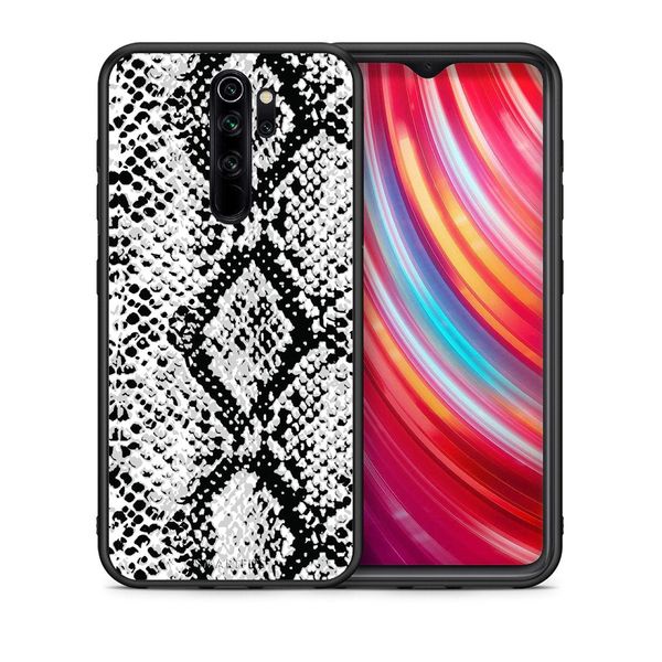 Smartfits Smartfits Animal White Snake - Xiaomi Redmi Note 8 Pro θήκη Θήκη Κινητού