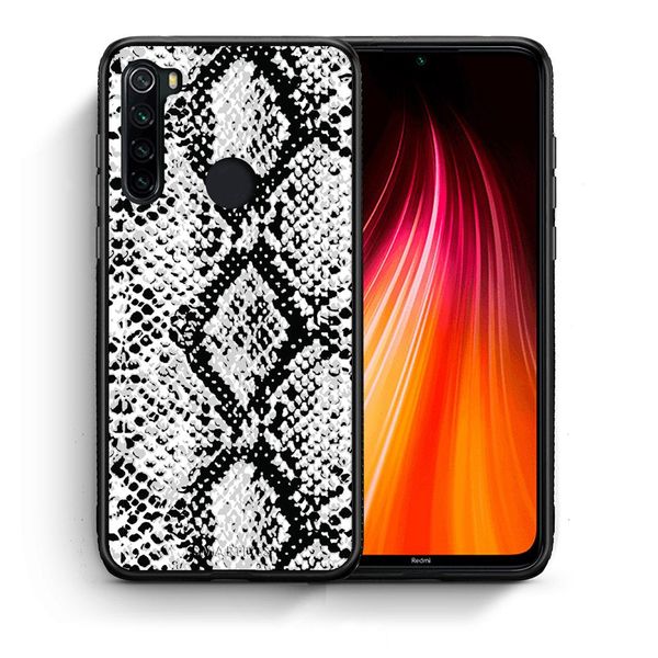 Smartfits Smartfits Animal White Snake - Xiaomi Redmi Note 8 θήκη Θήκη Κινητού