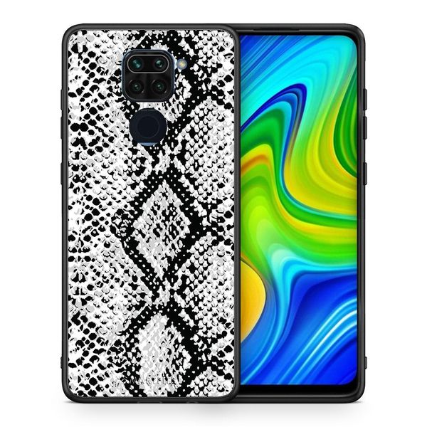 Smartfits Smartfits Animal White Snake - Xiaomi Redmi Note 9 θήκη Θήκη Κινητού