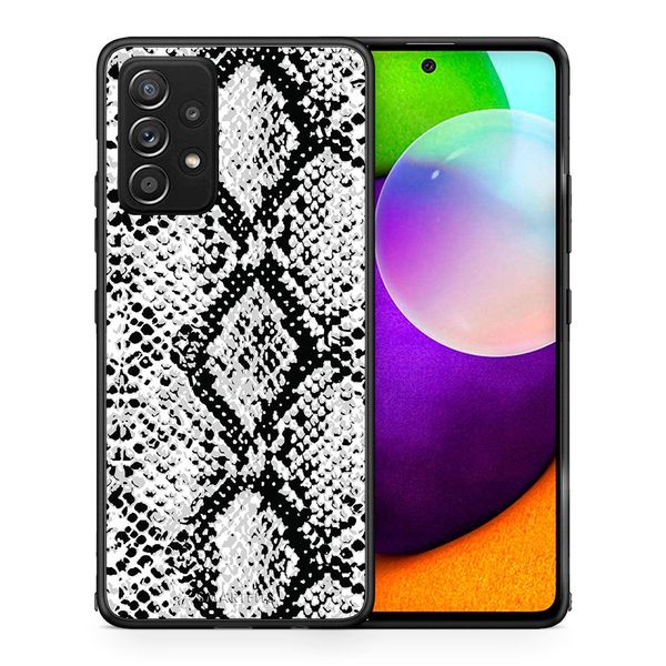 Smartfits Smartfits Animal White Snake - Samsung A52/A52s/A52 5G θήκη Θήκη Κινητού
