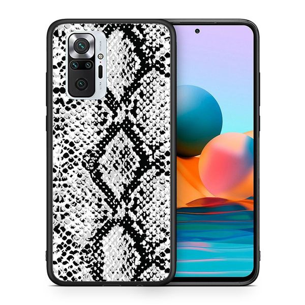 Smartfits Smartfits Animal White Snake - Xiaomi Redmi Note 10 Pro/10 Pro Max θήκη Θήκη Κινητού