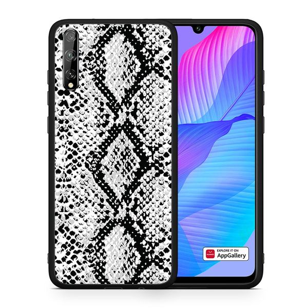 Smartfits Smartfits Animal White Snake - Huawei P Smart S θήκη Θήκη Κινητού