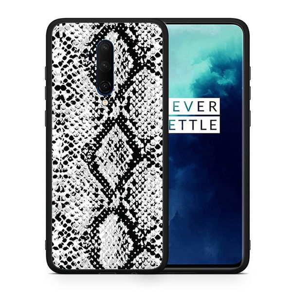 Smartfits Smartfits Animal White Snake - OnePlus 7T Pro θήκη Θήκη Κινητού