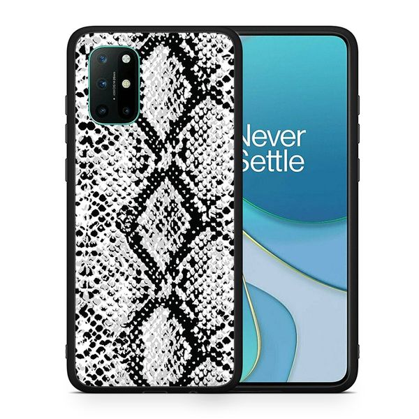 Smartfits Smartfits Animal White Snake - OnePlus 8T θήκη Θήκη Κινητού