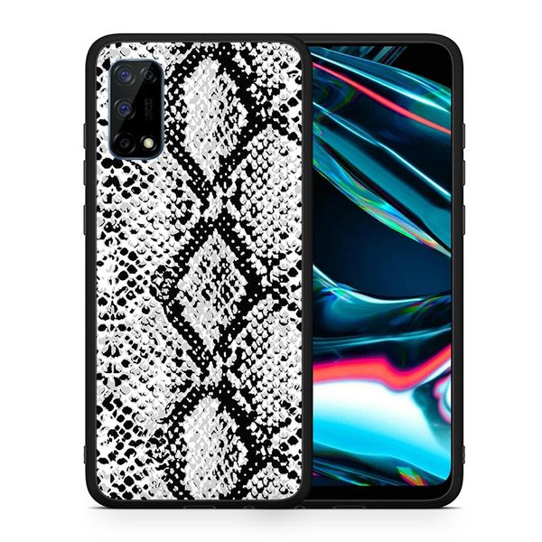 Smartfits Smartfits Animal White Snake - Realme 7 Pro θήκη Θήκη Κινητού