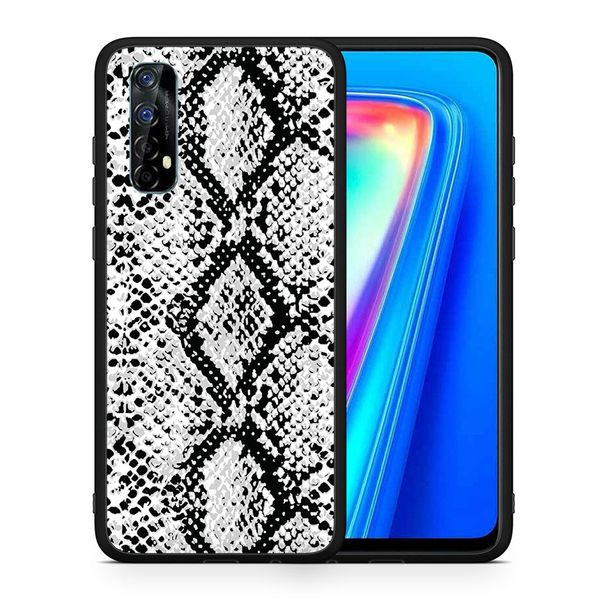 Smartfits Smartfits Animal White Snake - Realme 7 θήκη Θήκη Κινητού