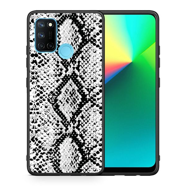 Smartfits Smartfits Animal White Snake - Realme 7i θήκη Θήκη Κινητού