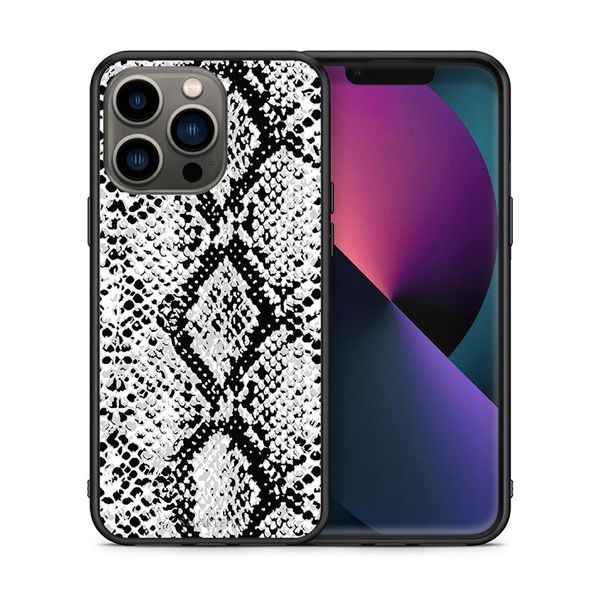 Smartfits Smartfits Animal White Snake - iPhone 13 Pro θήκη Θήκη Κινητού
