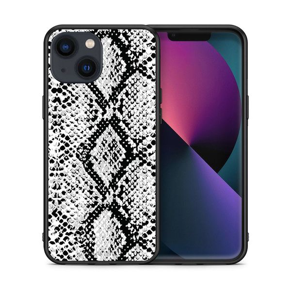 Smartfits Smartfits Animal White Snake - iPhone 13 θήκη Θήκη Κινητού